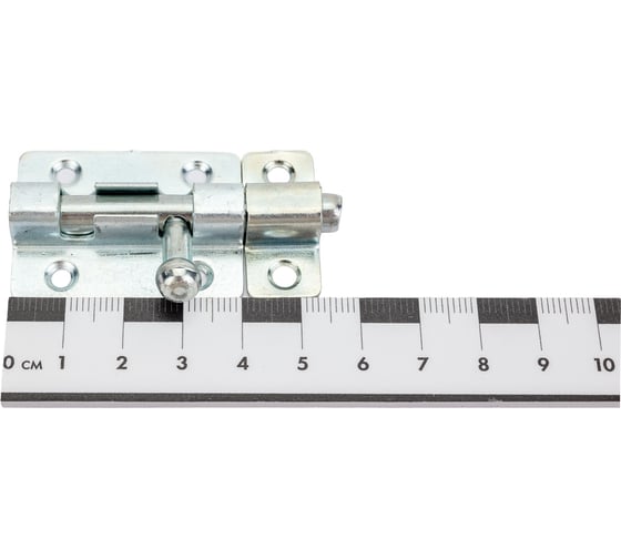 Шпингалет STARFIX 40 мм белый цинк SMP-45718-1