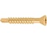Шуруп для полов и паркета STARFIX 3,2x40 мм желтый цинк TORX10 50 штук SMZ1-19808-50 1