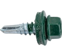 Кровельный саморез Невский Крепеж св., 5,5x19 мм, ral 6005 зеленый, 60 шт. ведро малое нк 824573