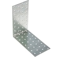 Крепежный уголок Метиз-Эксперт 90x90x65 мм, цинк, 25 шт. 00-00001008