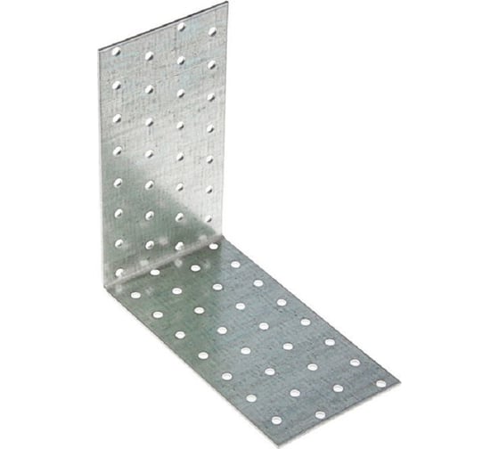 Крепежный уголок Метиз-Эксперт 90x90x40 мм, цинк, 50 шт. НФ-00019900 1