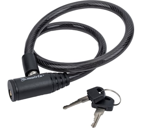 Тросовый универсальный замок MATRIX 10 650 мм// 91814