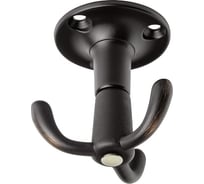 Мебельный крючок Kerron трехрожковый, матовый черный KR 0450 BL