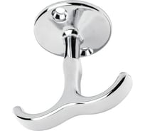 Мебельный крючок Kerron двухрожковый, хром KR 0430