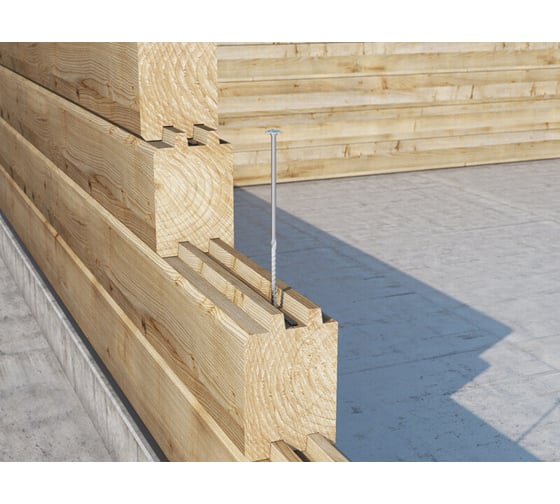 Шуруп с широкой головкой HOLZTECHNIC Tll 6x120 100 шт. TLL6120