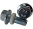 Болт с фланцем ZAMETAL с нейлоновой шайбой, М10x20, DIN 6921, 8.8, 850 шт. ZA107502 1