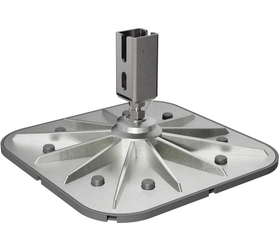 Кровельная опора с вертикальным кронштейном Fachmann solid foot 350x350 б/ц 04.015 1