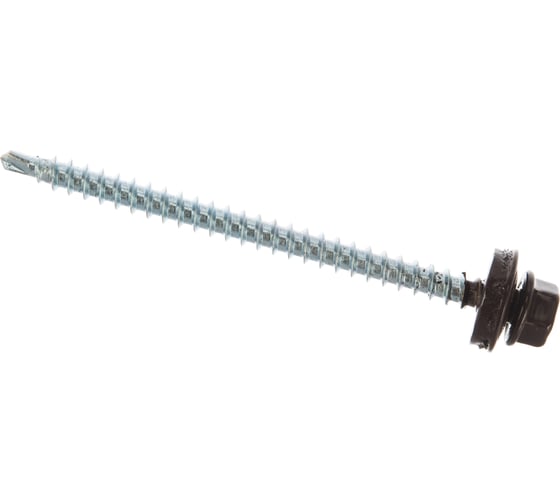 Кровельный саморез Daxmer 4,8x70 RAL 8017, сверло №1, 100 шт. 00000304178