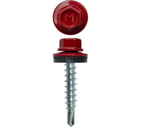 Кровельный саморез Daxmer 4,8x29 RAL 3011, сверло №1, 250 шт. 00000306042