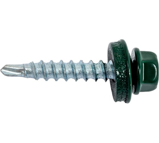 Кровельный саморез Daxmer 4,8x29 RAL 6005 сверло №1, 250шт 00000305547