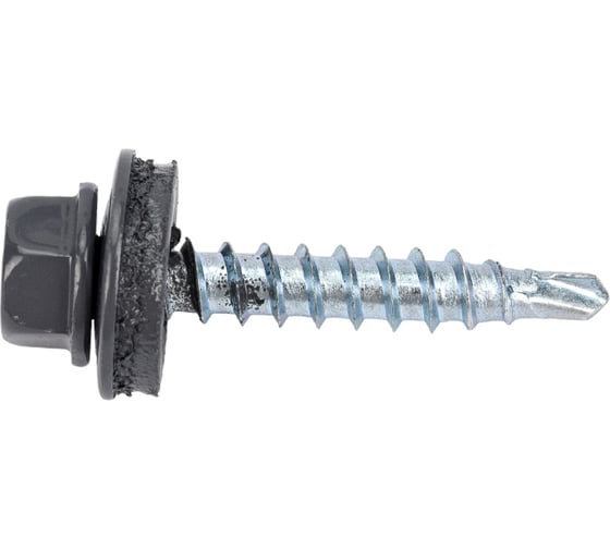 Кровельный саморез Daxmer 4,8x29 RAL 7024 сверло №1, 250шт 00000305625