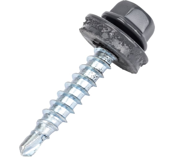 Кровельный саморез Daxmer 4,8x29 RAL 7024 сверло №1, 250шт 00000305625