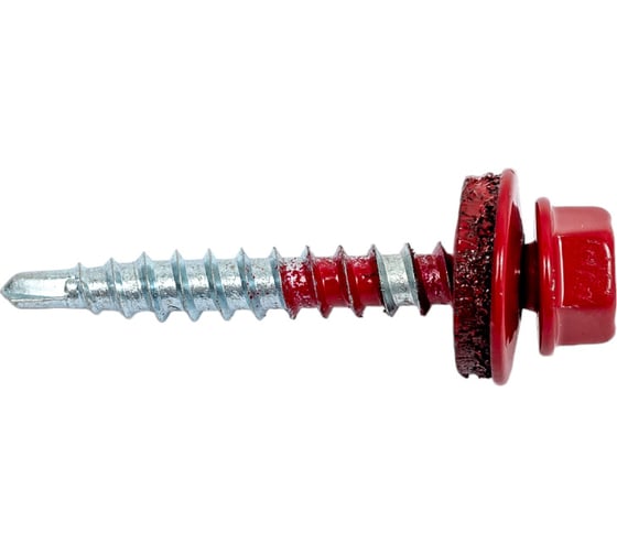 Кровельный саморез Daxmer 4,8x35 RAL 3003 сверло №1, 250шт 00000303920