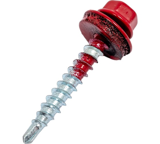 Кровельный саморез Daxmer 4,8x35 RAL 3003 сверло №1, 250шт 00000303920