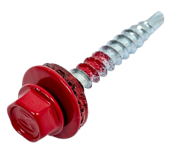 Кровельный саморез Daxmer 4,8x35 RAL 3003 сверло №1, 250шт 00000303920