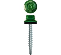 Кровельный саморез Daxmer 4,8x35 RAL 6002 сверло №1, 250шт 00000303930