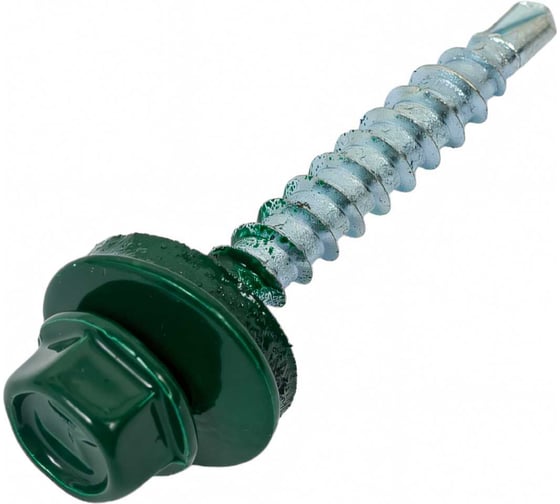 Кровельный саморез Daxmer 4,8x35 RAL 6005 сверло №1, 250 шт 00000303932