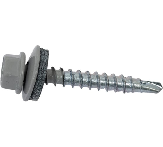 Кровельный саморез Daxmer 4,8x35 RAL 7004 сверло №1, 250 шт 00000303939