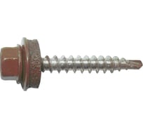 Кровельный саморез Daxmer 4,8х35 RAL 8004 250шт 03942