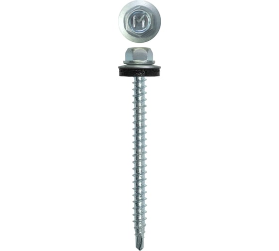 Кровельный саморез Daxmer 4,8x50 цинк сверло №1, 150шт 00000305472