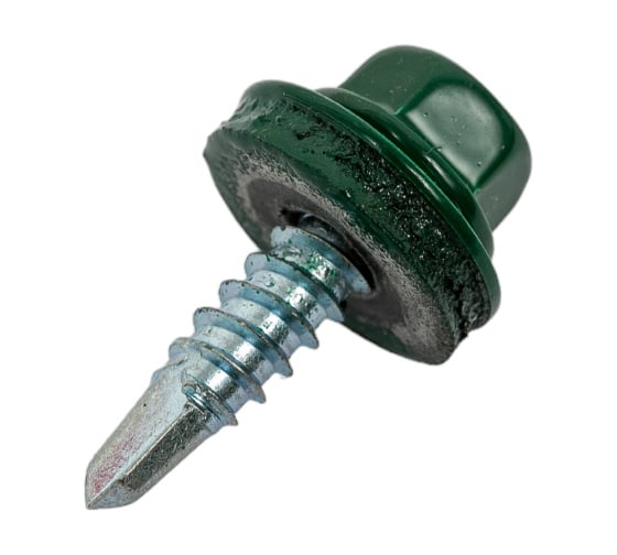 Кровельный саморез Daxmer 4,8x19 RAL 6005 сверло №2, 400шт 00000310430