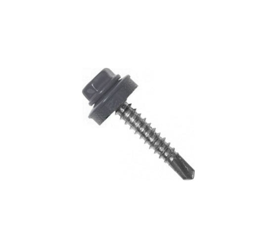 Кровельный саморез Daxmer 4,8x19 RAL 7004, сверло №2, 400 шт. 310435