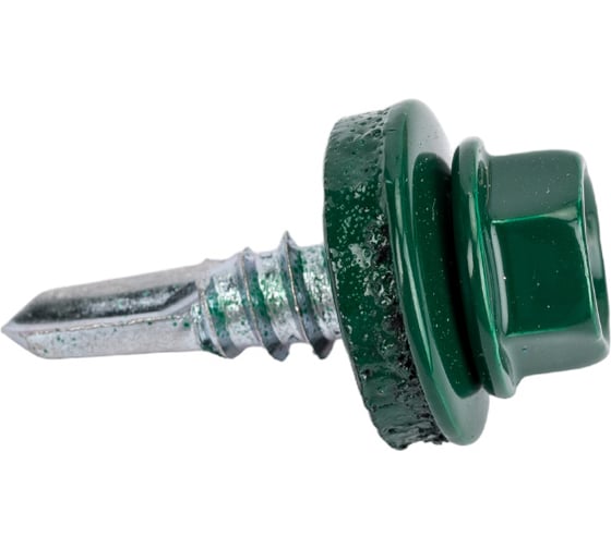 Кровельный саморез Daxmer 5,5x19 RAL 6005 сверло №3, 250 шт 00000304277