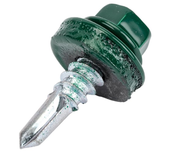 Кровельный саморез Daxmer 5,5x19 RAL 6005 сверло №3, 250 шт 00000304277