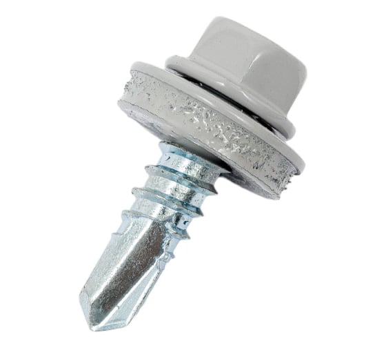 Кровельный саморез Daxmer 5,5x19 RAL 7004 сверло №3, 250 шт 00000304279