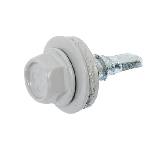 Кровельный саморез Daxmer 5,5x19 RAL 7004 сверло №3, 250 шт 00000304279