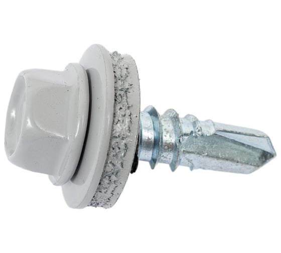 Кровельный саморез Daxmer 5,5x19 RAL 7004 сверло №3, 250 шт 00000304279