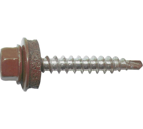 Кровельный саморез по металлу Daxmer 5,5х19 RAL 8004 250шт 05663