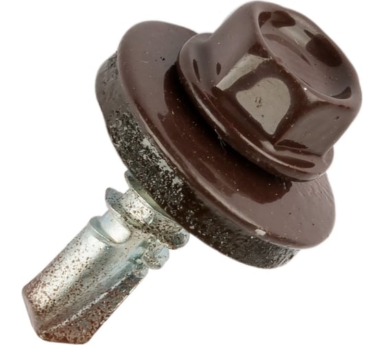 Кровельный саморез Daxmer 5,5x19 RAL 8017 сверло №3, 250шт 00000304281