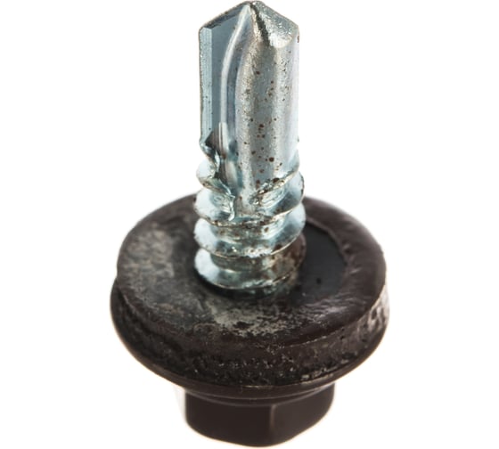 Кровельный саморез Daxmer 5,5x19 RAL 8017 сверло №3, 250шт 00000304281