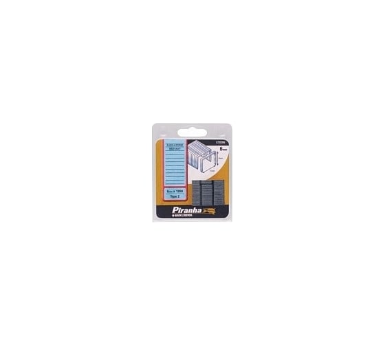 Скобы Black&Decker 6х12,4х1.25 мм, 1200 шт., тип 2 (тип 52) для KX418E X70206-QZ