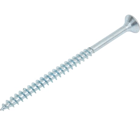 Универсальный саморез МЕТАЛЛСЕРВИС 6x90 белый цинк, 50 шт. пакет 1247808