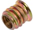 Резьбовая втулка с буртиком WOODWORK m8, l=13, 100 шт. 990.08.13 2