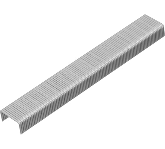 Скобы GROSS 6 мм, для мебельного степлера, усиленные, тип 53, 1000 шт. 41706