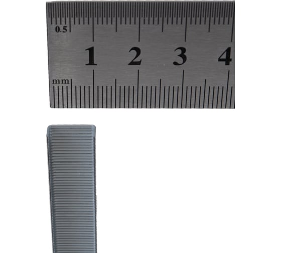 Скобы GROSS 6 мм, для мебельного степлера, усиленные, тип 53, 1000 шт. 41706