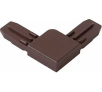 Уголок для профиля москитной сетки ООО "Полимер-Фарм" 25 мм, коричневый, 900 шт. 4687203169640