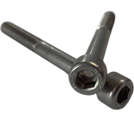 Винт ZAMETAL М8x45, цилиндрическая головка, DIN 912, А2, 100 шт. GE2032900 1