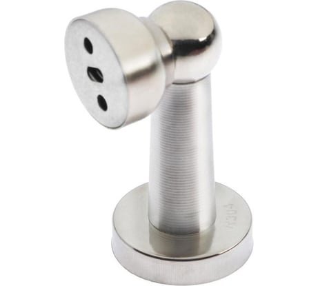 Дверной магнитный упор ТУНДРА UM401SN, цвет никель 3556892