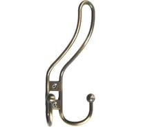 Мебельный крючок ТУНДРА KM303AB, трёхрожковый, цвет бронза 1866192