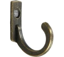 Мебельный крючок ТУНДРА VINTAGE 016, цвет бронза 4640382