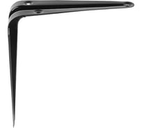 Кронштейн ТУНДРА 250x200x0.9 мм, черный 9420707