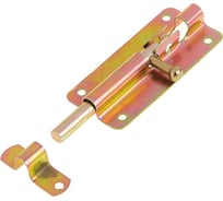 Дверная задвижка ТУНДРА ЗД 005, 100 мм, оцинкованная, 12 шт. 2584205