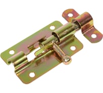 Дверная задвижка ТУНДРА ЗД 011, 75 мм, оцинкованная, 12 шт. 4679268