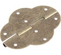 Железная петля ТУНДРА 69x53x0,55 мм, цвет бронза, 100 шт. 7599939