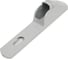 Накладка PZ92 для механизма антипаник бара Doorlock PD800FR-BAR, RAL9006 серебристая 75428 2