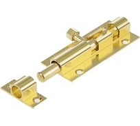 Шпингалет ТУНДРА SH01, 3", алюминий, цвет золото, 12 шт. 1975031